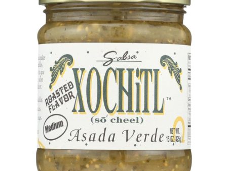 Xochitl Salsa Asada Verde Med 15 Oz - (Pack of 6) Supply