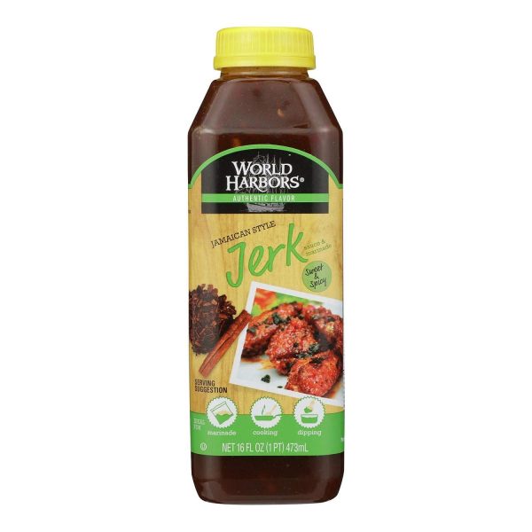 World Harbors Marinade Jamaican Jerk 16 Oz - Pack Of 6 Online