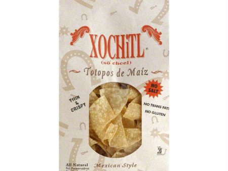 Xochitl Chip Corn No Salt 12 Oz - Pack Of 10 For Sale