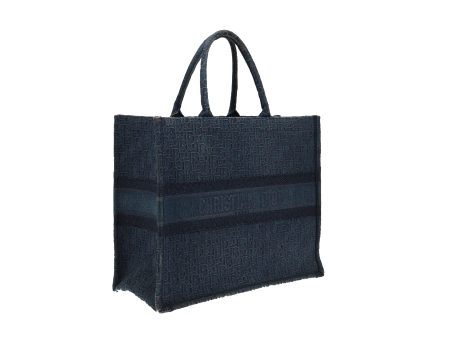 Christian Dior Large Book Tote Monogram Denim Discount