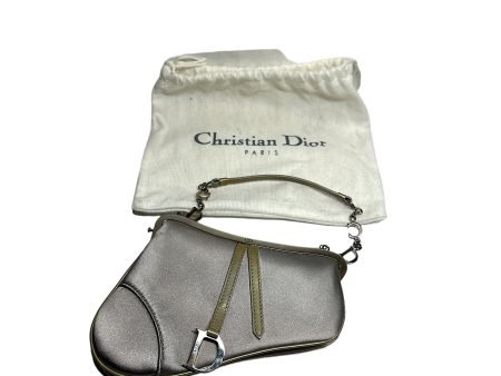 CHRISTIAN DIOR Vintage Mini Satin Saddle Bag Online now