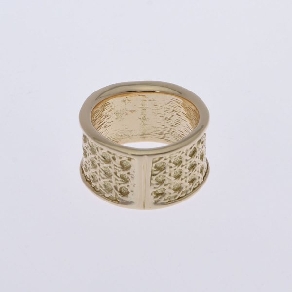 CHRISTIAN DIOR cannage scarf ring No. 11 ladies K18 yellow gold Online now