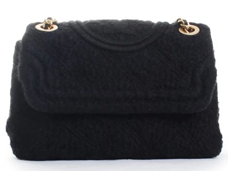 Tory Burch Fleming Soft Boucle Small Convertible Shoulder Bag on Sale