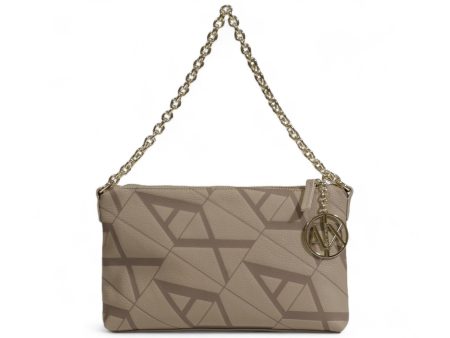 Armani Exchange  Geometric Leather Crossbody Bag Online Hot Sale