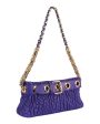 Moschino Womens Destroyed Chain Quilted Shoulder Bag For Cheap