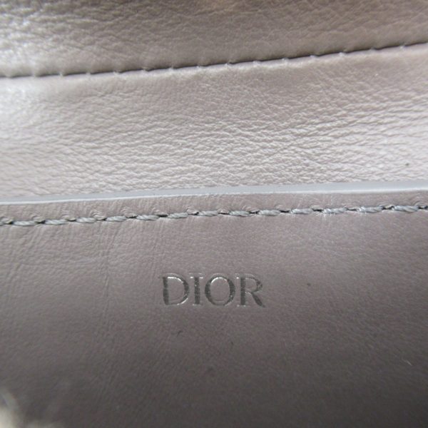 Dior Pouch Gray leather Sale