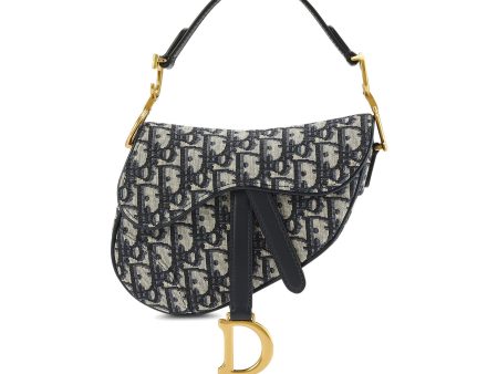 DIOR OBLIQUE JACQUARD MINI SADDLE BAG Discount