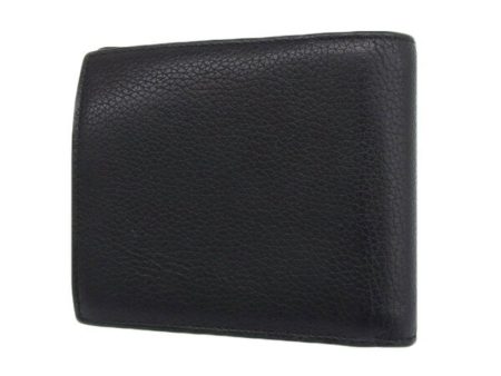 CHRISTIAN DIOR DIOR ERL Leather Bifold Wallet Black Men s Online Hot Sale