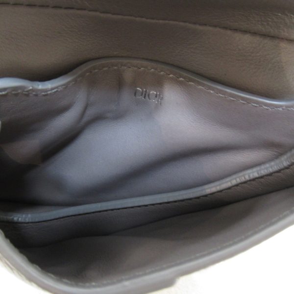 Dior Pouch Gray leather Sale