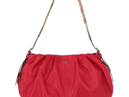 Moschino Womens Mini Lettering Laminated Shoulder Bag Fashion