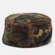 DIOR Vintage Green Printed Cotton & Linen Hat M Hot on Sale