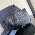 Dior Saddle Bag Navy Blue CD Diamond Canvas and Smooth Calfskin Supply