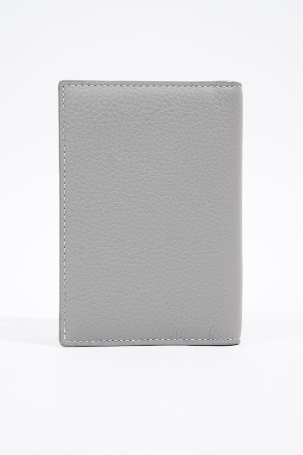 Christian Dior Pocket Organiser Grey Leather For Sale