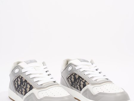 Christian Dior B27 Low-top White   Grey Leather EU 41 UK 7 Online Hot Sale