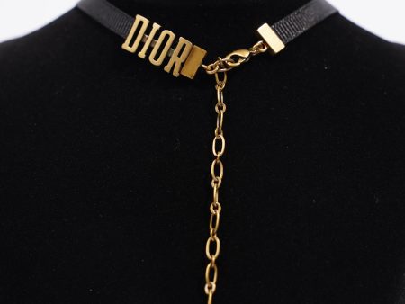 Christian Dior Choker Black Fabric Sale