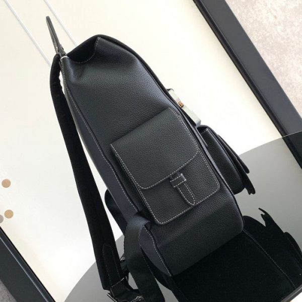 Dior Maxi Gallop Backpack Black Grained Calfskin Online Sale