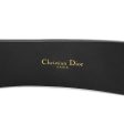 CHRISTIAN DIOR Dior CD Buckle Belt Leather Black Gold Hardware Hot on Sale