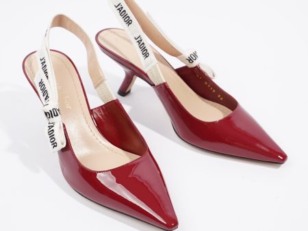 Christian Dior J adior Maroon Patent Leather EU 36 UK 3 Online