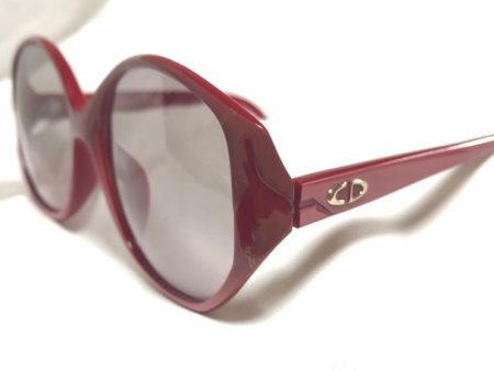 CHRISTIAN DIOR 60 s, 70 s vintage pink and red oversized sunglasses Hot on Sale