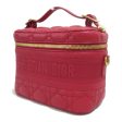 Dior Vanity Shoulder Bag Red Lambskin [sheep leather] S5488UNTR Online Sale