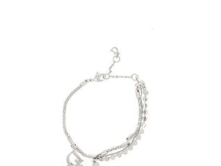 CHRISTIAN DIOR Bracelet in Silver Metal For Cheap