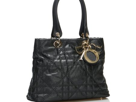 DIOR Small Cannage Metropole Tote Tote Bag on Sale