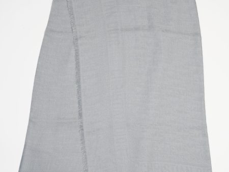 Christian Dior Womens Oblique Scarf Grey Online