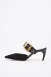 Christian Dior Womens D-Dior Pump 65 Black   Gold EU 38   UK 5 For Discount